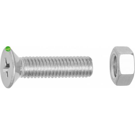 Viti A Macchina 1/4-20 Lotto Di 400 Viti A Testa Bombata Phillips - 1/4-20 X 1" - Acciaio Zincato - Per Uso Generico Viti Per Legno 1 4 20 - Foto 1