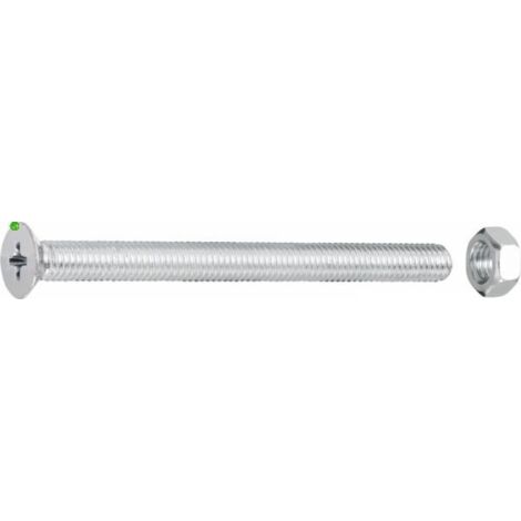 Vite testa piana Masidef per metallo zincate m5 phillips x 60 mm 8 pz (1/3)