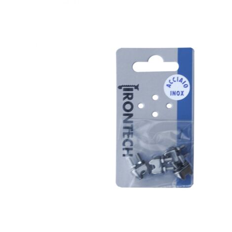 Morsetti Simplex In Acciaio Inox AISI 316 - Per Funi Ø 3 Mm, Confezione Da 4 Pezzi - Foto 8