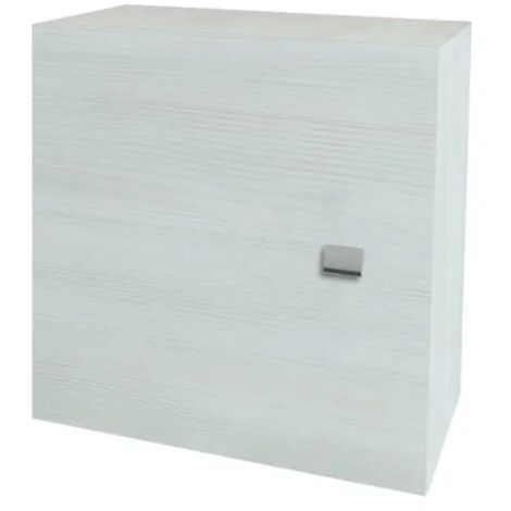 Savinidue Pensile Cubo Zaffiro - Rovere Bianco - 45 cm