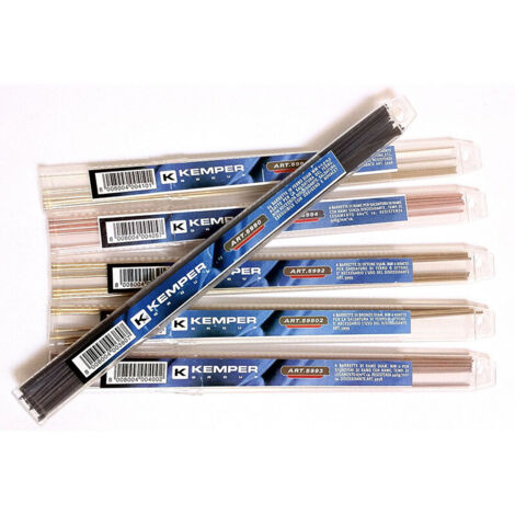 Bacchette per Saldatura Ferro e Acciaio 25 cm 6 Pz Kemper