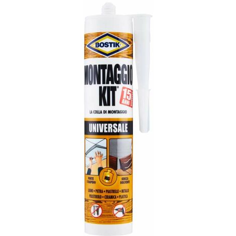 Bostik Colla di Montaggio Universale 440 gr Adesivo Acrilico Extra Forte Senza Solventi