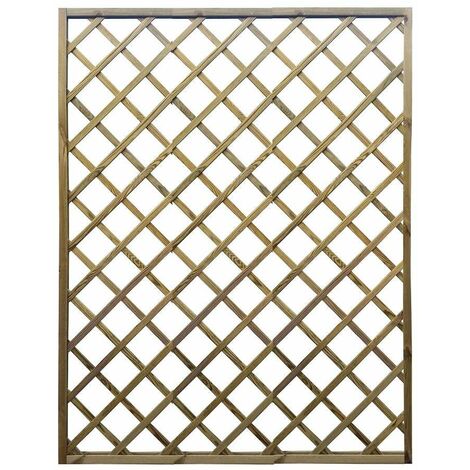 Pircher Grigliato in Legno Naturale per Giardino - 120x180 cm