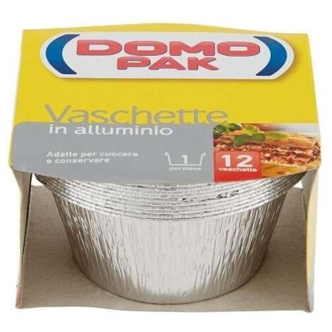 DOMOPAK - VASCHETTE 1 PORZIONE 12 PZ (1/2)
