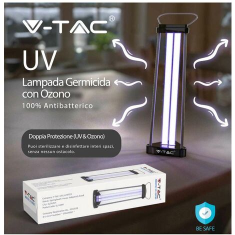 Lampada Germicida Uv 38w Con Ozono