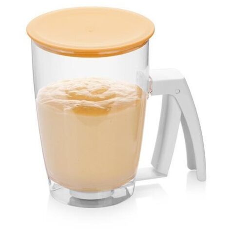 Tescoma 630342 Delicia Dispenser per Pastella, Plastica, 1 Litro, Multicolore