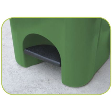 Bidone Urban Quadro C/Pedale Verde   L 80 Stefanpl