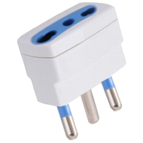Adattatore Semplice 16A+T  Bianco    Syntesy 00350