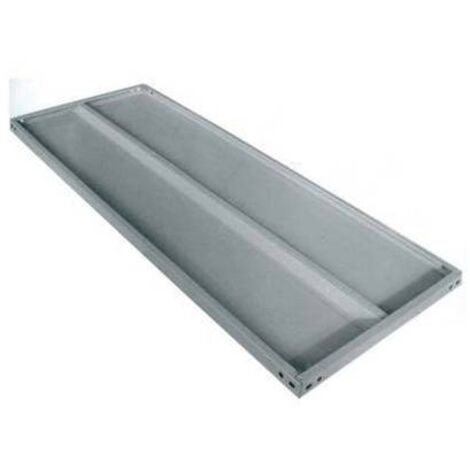 Ripiano unificato rinforzato Prometal 40x80 cm per scaffale versione a bullone colore grigio