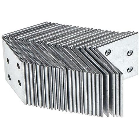 Piastra angolare giunzione 25 pz 40x40x40x2,0 mm