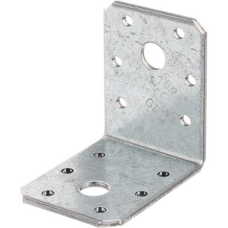 Piastra angolare giunzione 50x50x40x2 mm Zincata