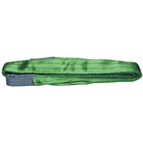 Cinghia fascia piatta di sollevamento mm 60 mt 5 verde kg2000 doppio strato