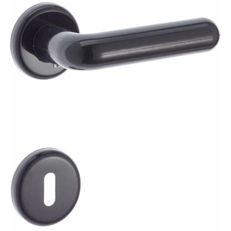 Maniglia Nylon nero con rosette