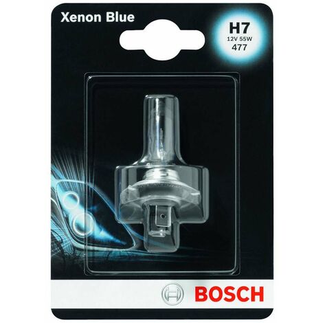 Bosch Lampadina H7 Xenon Blu 12V 55W PX26d per Fari e Fendinebbia
