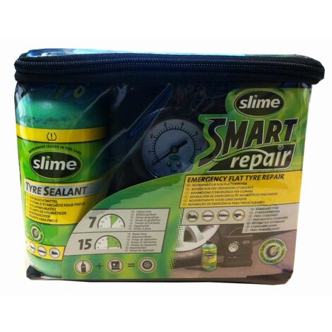 Sigillante pneumatici Slime 473 ml con compressore