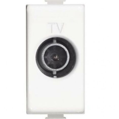 Bticino matix presa tv coassiale passante terminale 10db 1 modulo colore bianco am5202p10