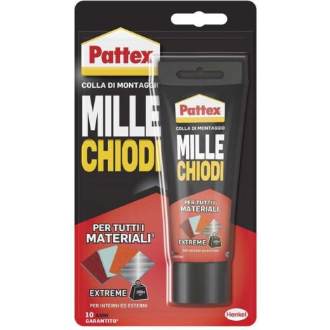 Pattex Colla di Montaggio - Bianco - Millechiodi Extreme - 142g (1/5)