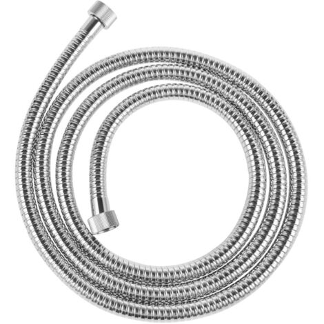 Collare Alto Per Cani In Acciaio Cromato - Maglia Ritorta, Misura L, 51cm