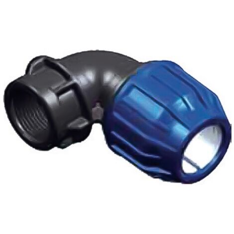 Raccordo curvo femmina in polipropilene Pollici: 20x1/2” mm