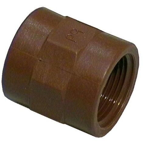 Manicotto in pp marrone Ø1/2ff