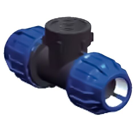 Raccordo "t" femmina in polipropilene  Diametro: 25x3/4”x25 mm (1/3)