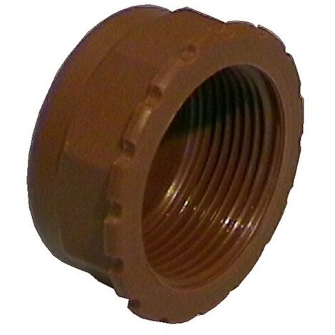 Tappo femmina in pp marrone  Pollici: 1/2"