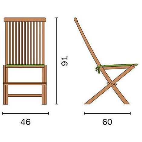 Sedia Salina in teak