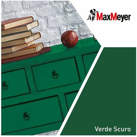 MaxMeyer Smalto Opaco all'acqua Poliuretanico Verde Scuro 0,75 l