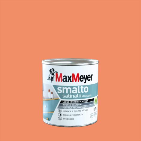 MaxMeyer Smalto Poliuretanico Satinato Arancio Ace 0,75 l Interno Esterno