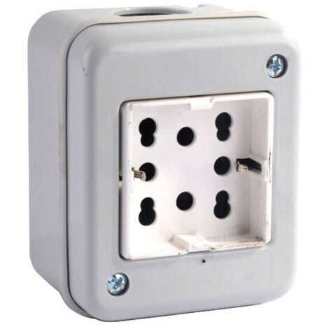 Doppia Presa A Muro Bipasso In Porcellana Bianca ø88 Mm – Stile Vintage Per I Tuoi Impianti Elettrici