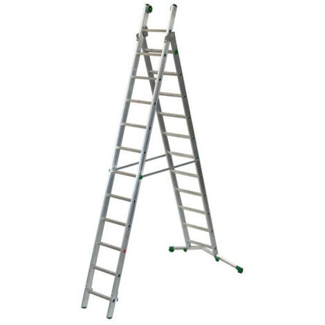 Scala in Alluminio Prima R2 8+ 9 gradini 294/480 cm Facal