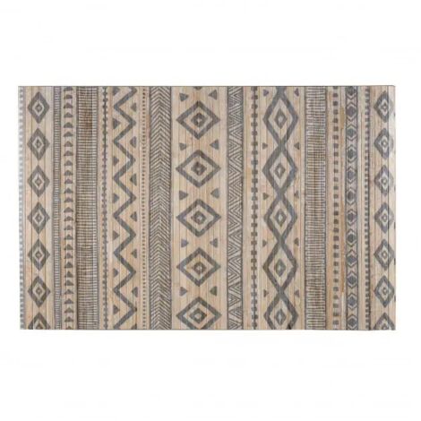 Tappeto Bamboo Etnic Nero-Grigio 120x180cm Croma