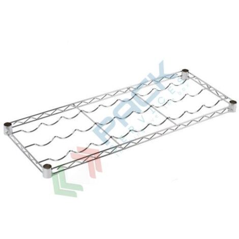 Ripiani Portabottiglie Scaffalatura Archimede System Scaffali Bottiglie - Misure: 6 vani bottiglia