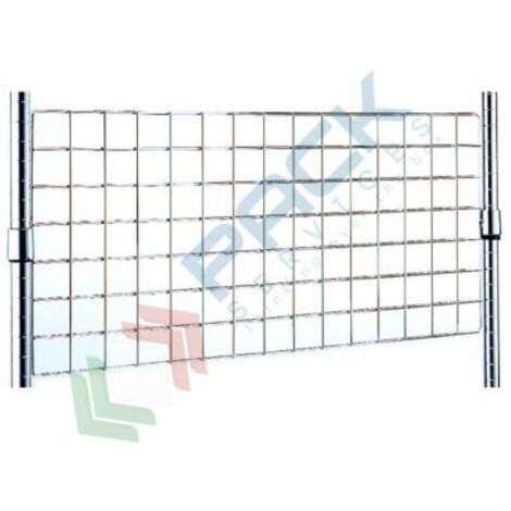 Archimede scaffale metallico schienale orizzontale cm 60 x h. 35 cucina bagno garage cabina armadio (1/2)
