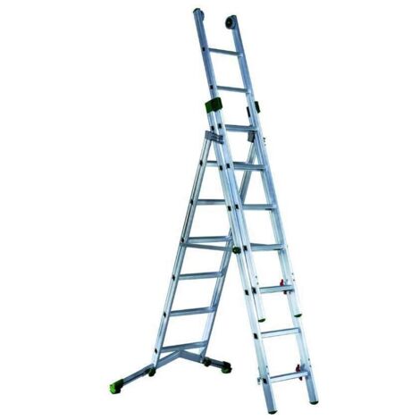 Scala in Alluminio Prima R3 10+11+11 gradini 354/530/810 cm Facal