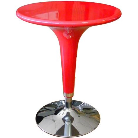 Tavolo tondo ABS rosso