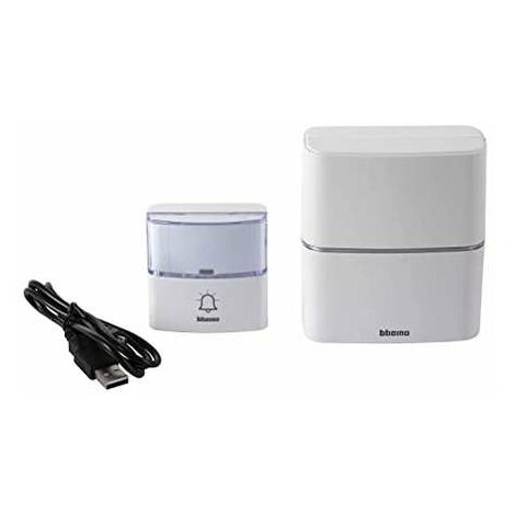 Bticino Kit Campanello 393015D Wireless Bianco Advanced