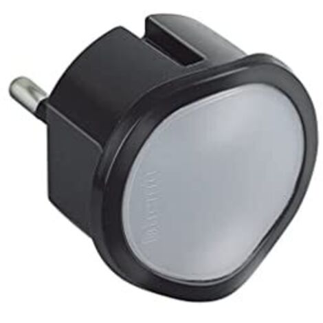 Bticino Kit - Adattatore Spina Standard Tedesca +Luce Emergenza Grigio (1/4)