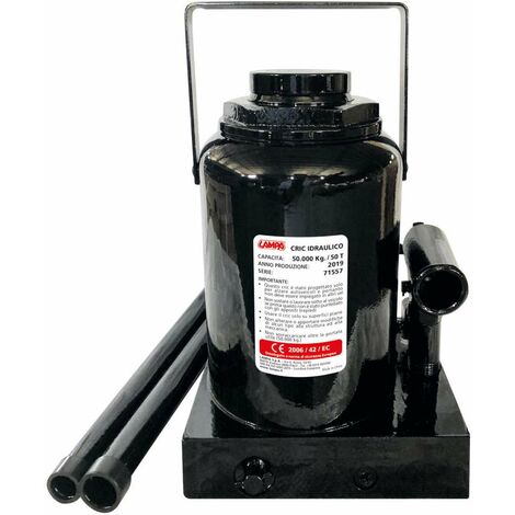 Cric Idraulico 4 Tonnellate - Sollevatore 4000 Kg, Altezza 195-380 Mm, Per Auto E Mezzi Pesanti - Foto 13