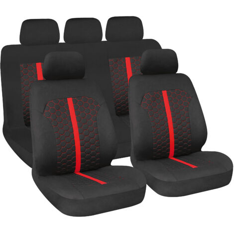 Set Fodere Per Sedia Ergonomica - 3 Pezzi Nero (Sedile + 2 Ginocchiere), Elasticizzate, Lavabili - Foto 9