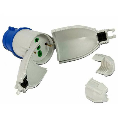 Adattatore Spina Cee Presa Schuko Protezione Ip441 (1/9)