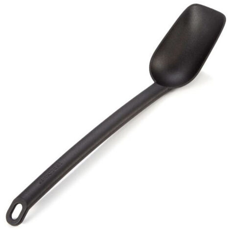 Cucchiaione Liscio In Nylon Nero PIAZZA - Lunghezza 35 Cm, Resistente Al Calore, Lavabile In Lavastoviglie