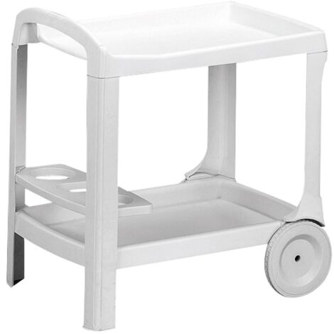 Carrello in resina per bibite Astro Bianco Progarden