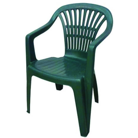 Progarden Sedia da Giardino in Resina - Verde - 56x54x80 cm
