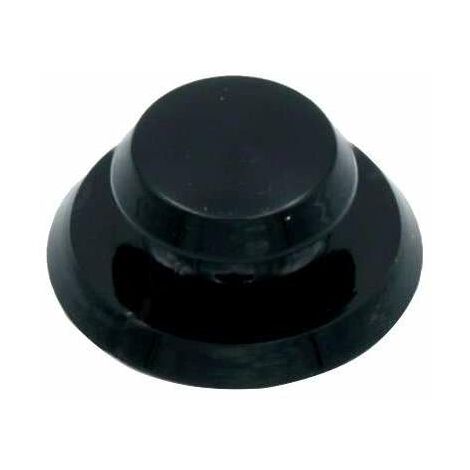 POMOLO RICAMBIO PER SERRATURE DA APPLICARE MOTTURA SERIE 20-30-38  IN PLASTICA NERA 9840002