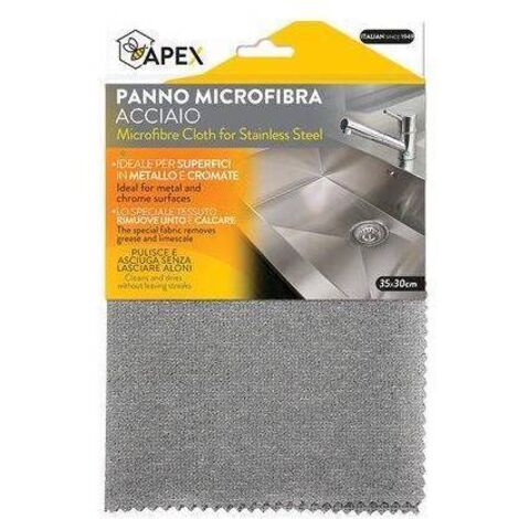 PANNO MICROFIBRA ACCIAIO APEX