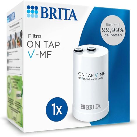 Brita Filtro per Acqua da Rubinetto bianca cartuccia filtrante