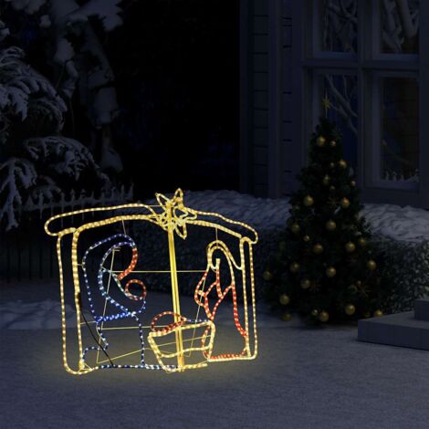 Natività Decorazione di Natale 240 LED 116x41x87 cm vidaXL