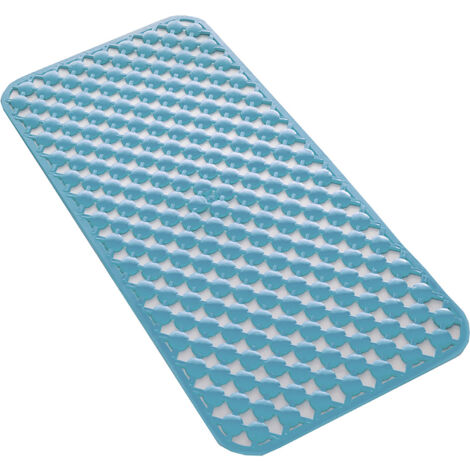Tappeto antiscivolo vasca 36x71 g-geo azzurro - gedy (1/2)