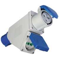 Fanton Adattatore Industriale - Blu - 16A CEE IP44